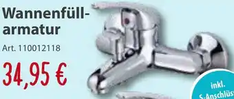 Sonderpreis Baumarkt Wannenfüllarmatur Angebot