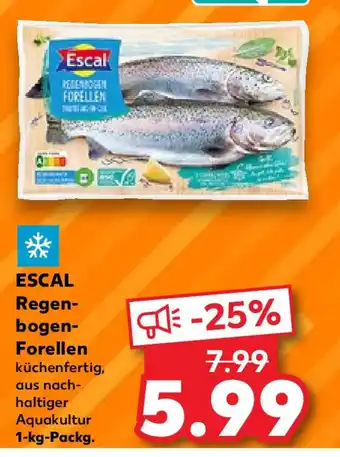 Kaufland Escal REGENBOGEN FORELLEN 1kg Angebot