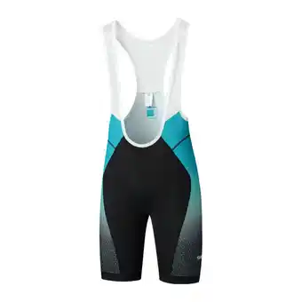 Netto Marken-Discount Team printed bib shorts, black/green Angebot