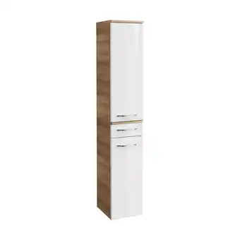 toom Baumarkt Fackelmann hochschrank 'milano' asteiche/weiß 30,5 x 165,5 x 32 cm Angebot