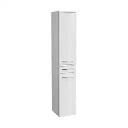 toom Baumarkt Fackelmann hochschrank 'milano' weiß 30,5 x 165,5 x 32 cm Angebot