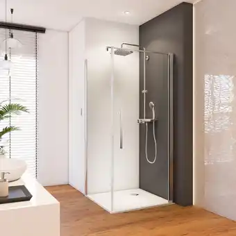 toom Baumarkt Toom seitenwand für drehtür 'beta intima' rechts 90 x 190 cm chrom Angebot