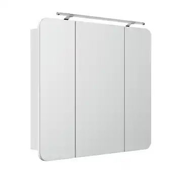 toom Baumarkt Fackelmann led-spiegelschrank 'milano' weiß 89,9 x 78 x 15,8 cm Angebot