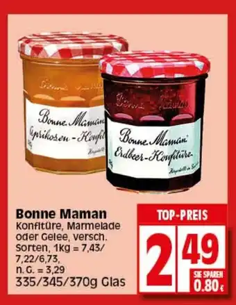 Elli Markt Bonne Maman Konfitüre, Marmelade oder Gelee, versch. Sorten, 335/345/370g Angebot