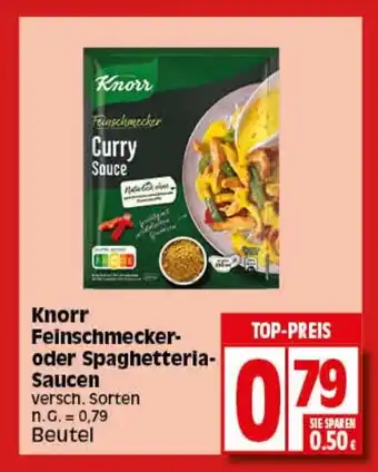 Elli Markt Knorr Feinschmecker-oder Spaghetteria-Saucen versch. Sorten Angebot