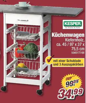Poco KESPER Küchenwagen Angebot