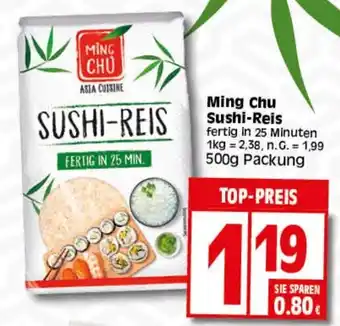 Elli Markt Ming Chu Sushi-Reis 500g Packung Angebot