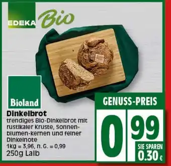 Elli Markt Bioland Dinkelbrot 250g Angebot