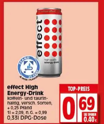 Elli Markt effect High Energy-Drink 330ml Angebot