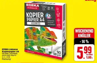 Elli Markt EDEKA zuhause Kopierpapier A4 500 Blatt Angebot