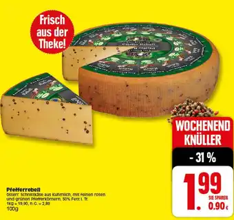 Elli Markt Pfefferrebell Österr. Schnittkäse 100g Angebot