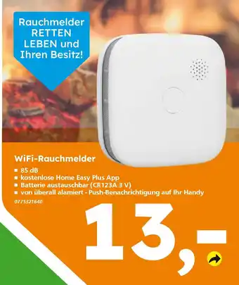 Globus Baumarkt WiFi-Rauchmelder Angebot