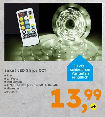 Globus Baumarkt Smart LED Stripe CCT Angebot