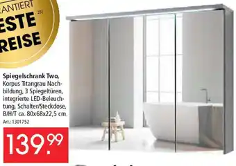 Zurbrüggen Spiegelschrank Two Angebot