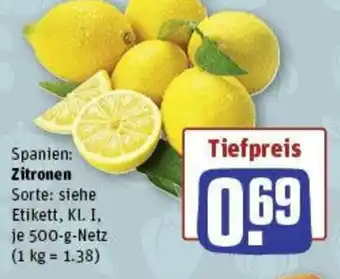 REWE Zitronen 500-g-Netz Angebot