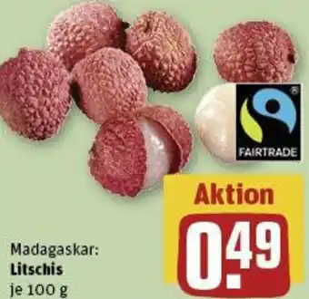 REWE Litschis 100 g Angebot