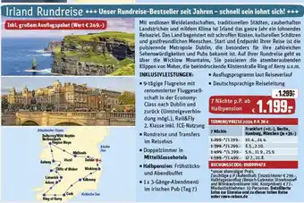 REWE Irland Rundreise Angebot