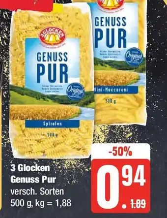 Edeka 3 Glocken Genuss Pur 500 g Angebot