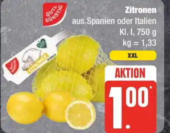 Edeka Zitronen 750 g Angebot