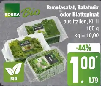 Edeka Rucolasalat, Salatmix oder Blattspinat 100 g Angebot