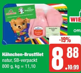 Edeka Hähnchen-Brustfilet natur, SB-verpackt 800 g Angebot