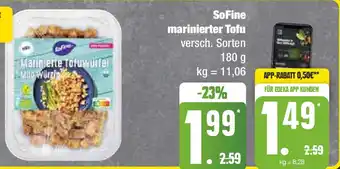 Edeka SoFine marinierter Tofu 180 g Angebot