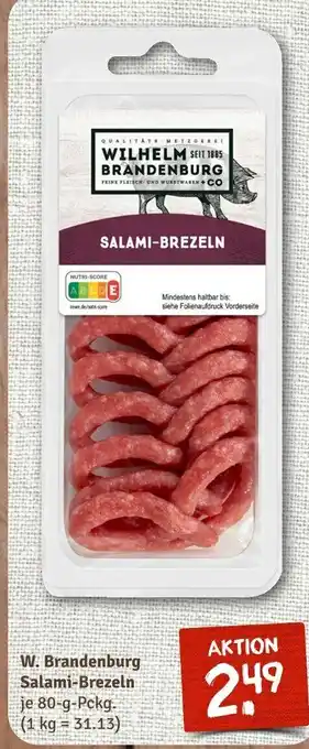 nahkauf W. Brandenburg Salami-Brezeln je 80-g-Pckg. Angebot