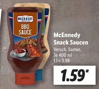 Lidl McEnnedy Snack Saucen 400 ml Angebot