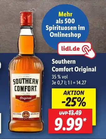 Lidl Southern Comfort Original 0,7 l Angebot