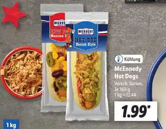 Lidl McEnnedy Hot Dogs 160 g Angebot