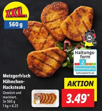 Lidl Metzgerfrisch Hähnchen-Hacksteaks 560 g Angebot