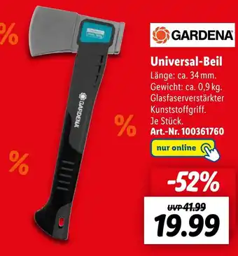 Lidl GARDENA Universal-Beil Angebot