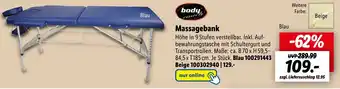 Lidl body coach Massagebank Angebot