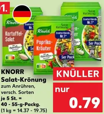 Kaufland KNORR Salat-Krönung 40-55 g Packg. Angebot