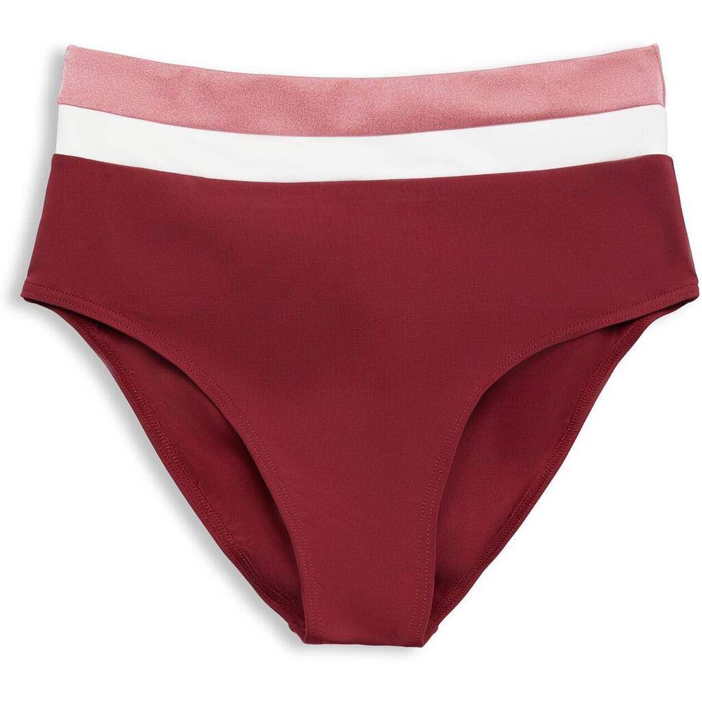 Esprit beach damen bikinihose tayrona beach rcshigh.w.brief dark red 36