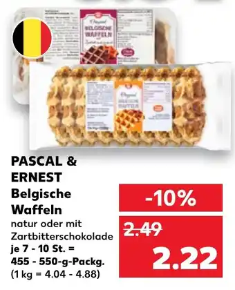 Kaufland PASCAL & ERNEST Belgische Waffeln 455-550 g Packg. Angebot