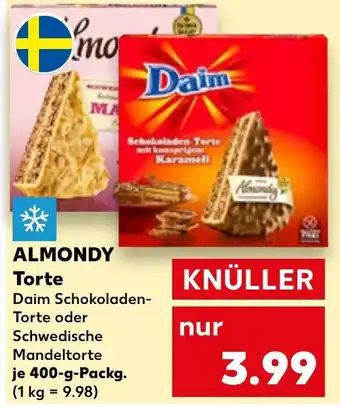 Kaufland ALMONDY Torte 400 g Packg. Angebot