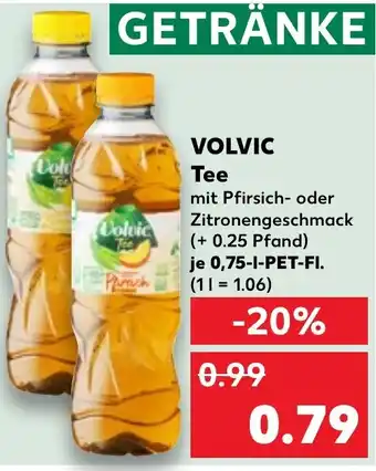 Kaufland VOLVIC Tee 0,75 l PET Fl. Angebot