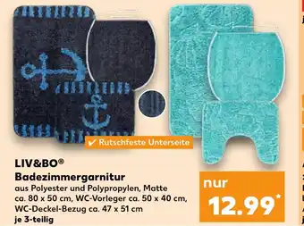 Kaufland LIV&BO Badezimmergarnitur Angebot