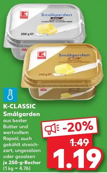 Kaufland K-CLASSIC Smålgarden 250 g Becher Angebot