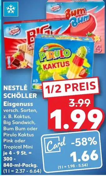 Kaufland NESTLÉ SCHÖLLER Eisgenuss 300-840 ml Packg. Angebot