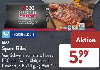 Aldi Süd BBQ Spare Ribs Angebot