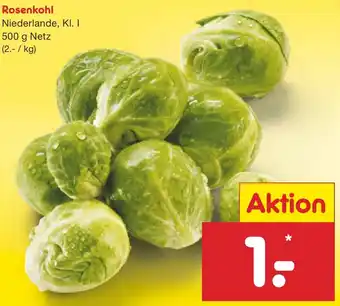 Netto Marken-Discount Rosenkohl 500 g Netz Angebot