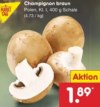 Netto Marken-Discount Champignon braun Polen 400 g Schale Angebot