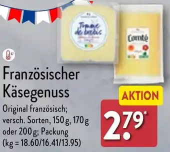 Aldi Nord Französischer Käsegenuss 150 g, 170 g oder 200 g Angebot