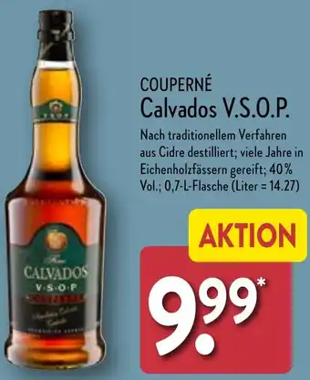 Aldi Nord COUPERNÉ Calvados V.S.O.P. 0,7 L Flasche Angebot