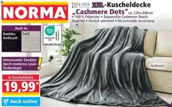 Norma bella casa XXL-Kuscheldecke ,,Cashmere Dots" Angebot