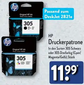 Aldi Nord HP Druckerpatrone Angebot