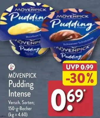 Aldi Nord MÖVENPICK Pudding Intense 150 g Becher Angebot