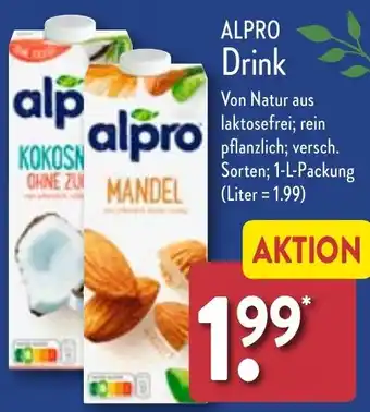 Aldi Nord ALPRO Drink 1 L Packung Angebot